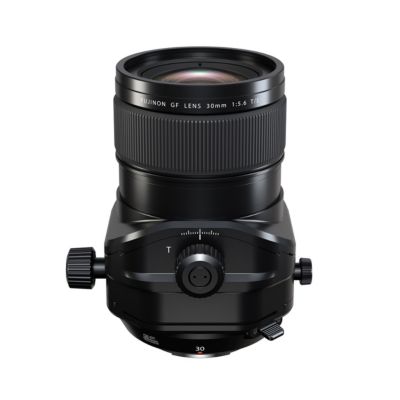 Fujinon GF 30mm f/5.6 T/S Lens, Black, Bundle with Alpine 120 Shoulder Bag, Lens Cap Tether and Lens Cleaner