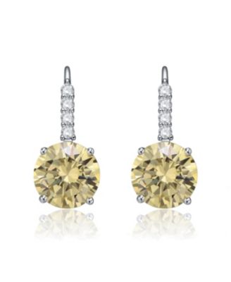 Classic Elegant Basket-Set Drop Leaver Back Earrings
