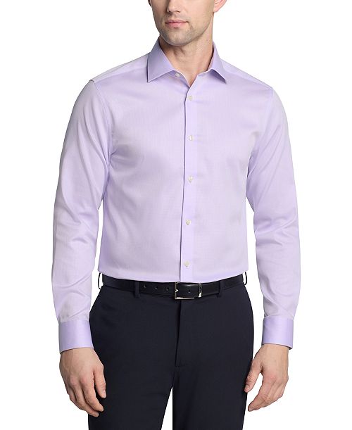 alfani Calvin Klein Steel Calvin Klein Men's Steel Stretch Slim Fit Dress Shirt Men's Fashion & Accessories