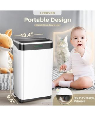 3,500 sq. ft Dehumidifiers for Home, 50 Pints Dehumidifier with Drain Hose, 24 Timer, Overheat Protection, Ideal for Bedrooms, Basements, Bathrooms, and Laundry Rooms