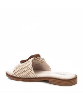 Carmela Leather Women's Fashion Slip on Sandals By XTI