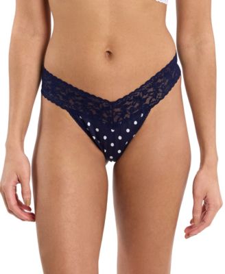 Women's Printed Original Rise Thong Underwear