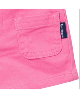 Toddler Girls Twill Shorts