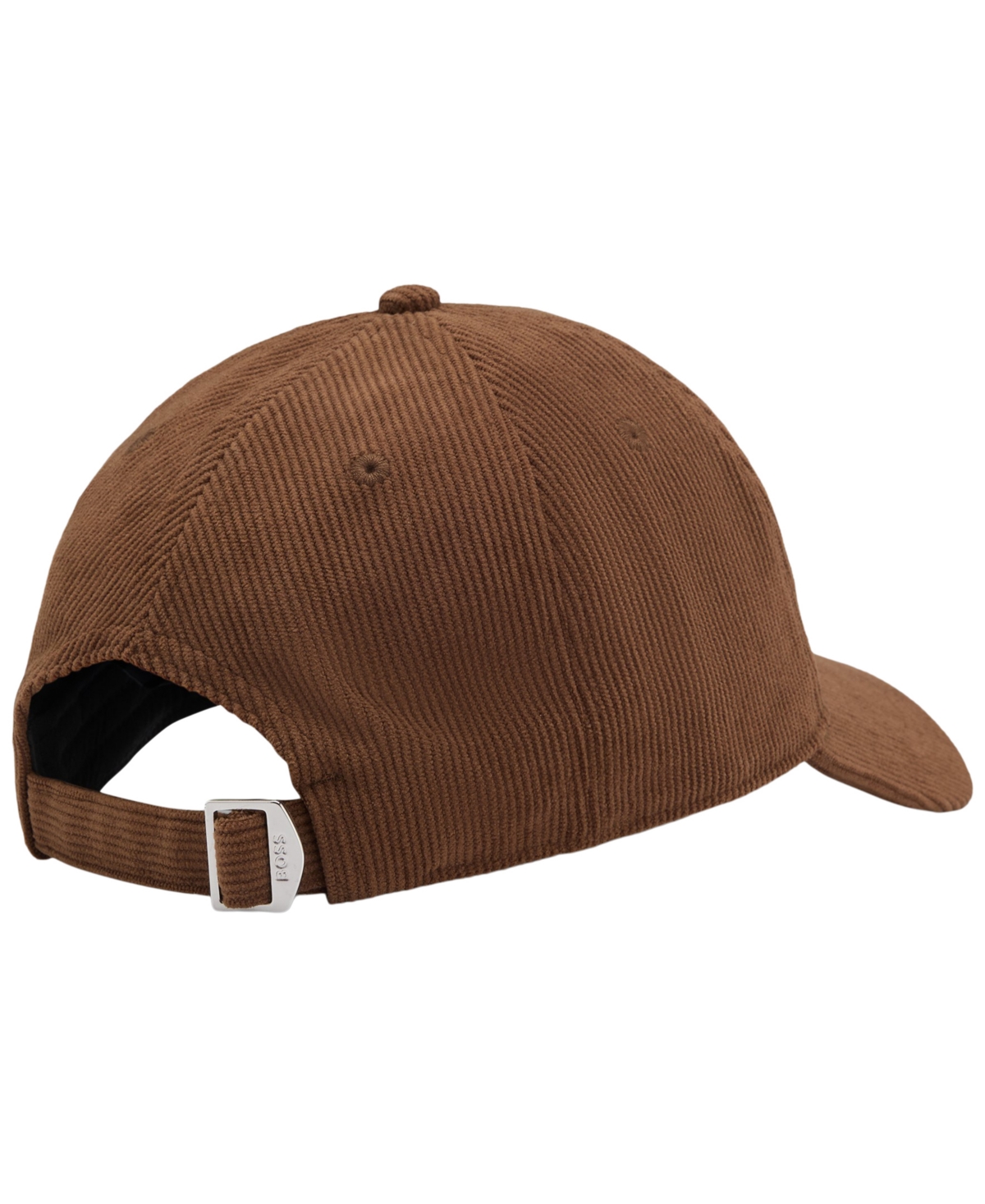 Hugo Boss Boss By  Men's Embroidered Logo Corduroy Hat In Brown