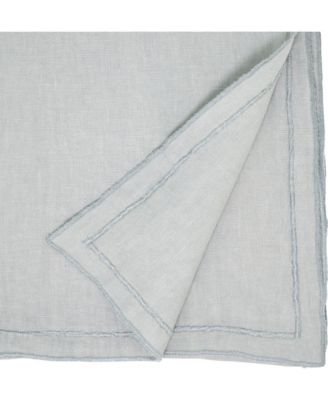 Stonewashed Overlock Edge Table Runner, 16" x 72"