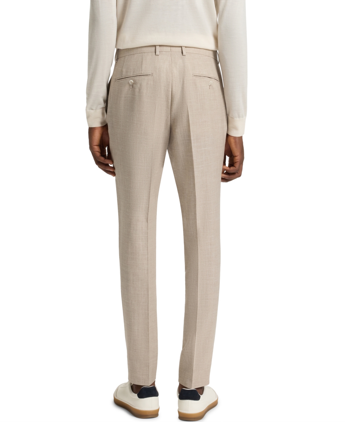 Hugo Boss X David Beckham Tailored Suit In Neutral