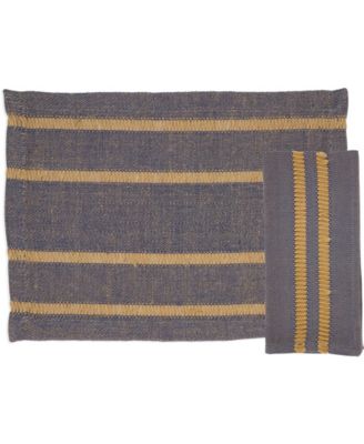 Classic Stripe Placemats and Napkins, Set of 8