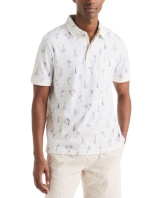 Nautica - Men's Classic-Fit Sailboat Graphic Polo Shirt