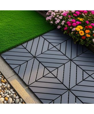 Streamdale Plastic Interlocking Deck Tiles, 44 Pack