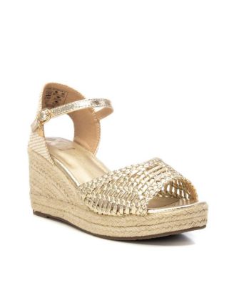 Women's Raffia Wedge Sandals By XTI