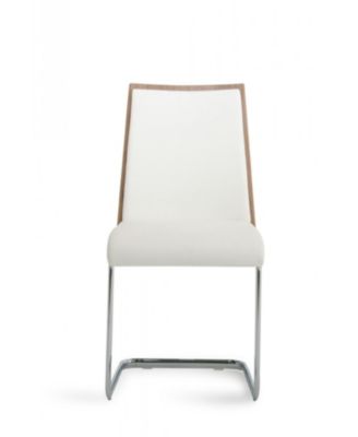 Faux Leather Dining Chairs Set of 2 Modern Side Chairs for Home or Apartment