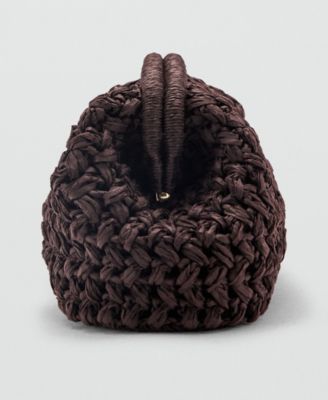 Women's Natural Fiber Clutch Bag