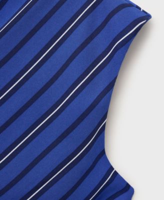 Women's Combined Striped Blouse