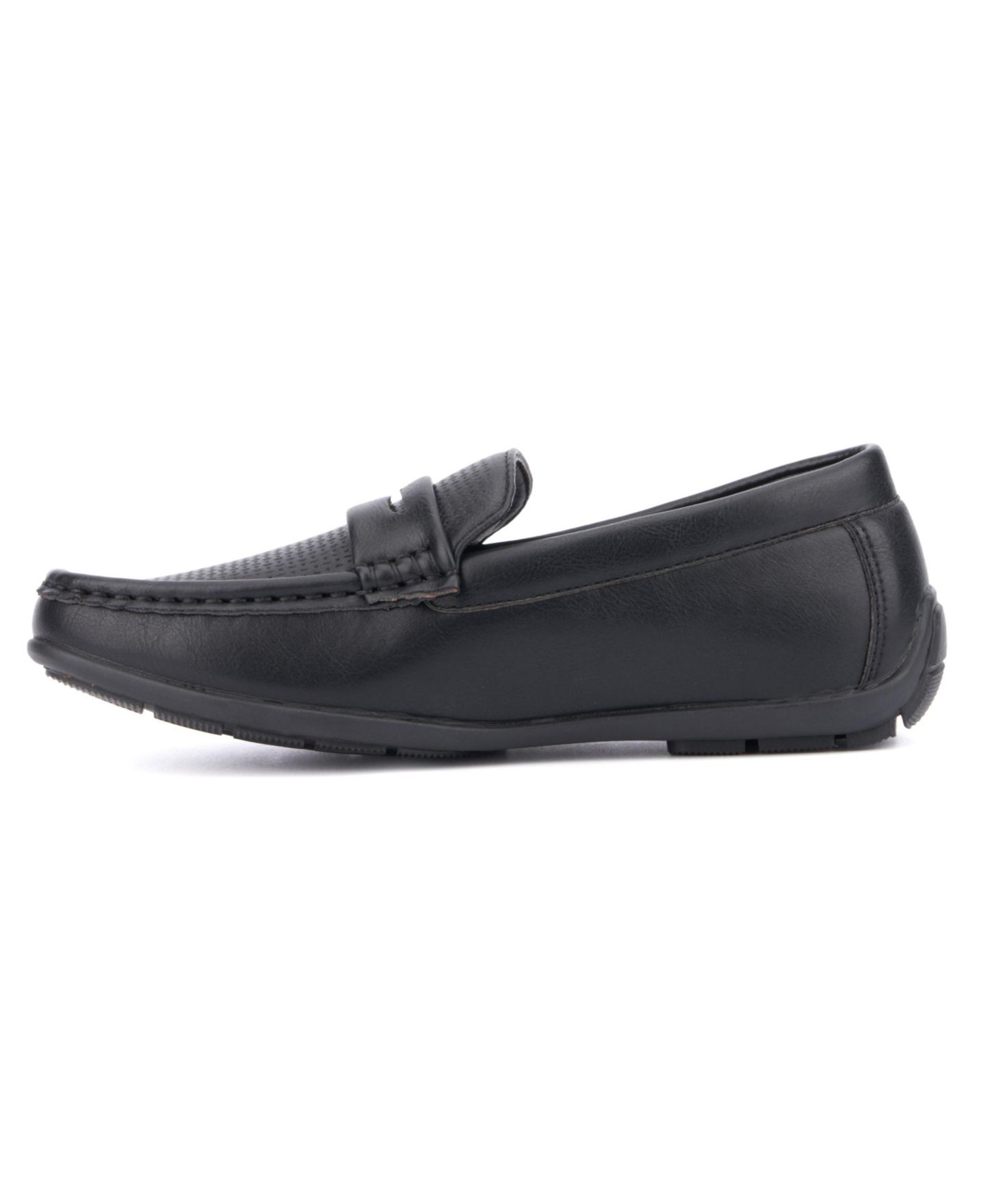 Туфли XRAY Youth Errol Textured Loafer Dress Shoe для мальчиков, цвет: Чёрный — фото 7