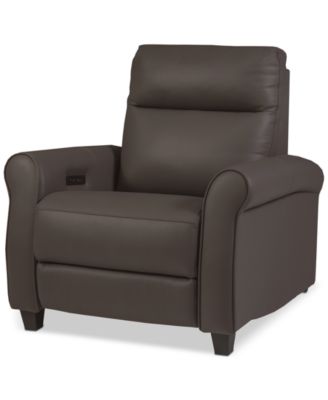 Thandler Leather Power Headrest Recliners, Exclusively at Macy's