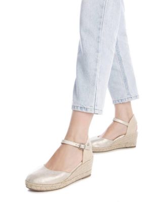 Women's Jute Wrapped Wedge Espadrilles Refresh By Xti