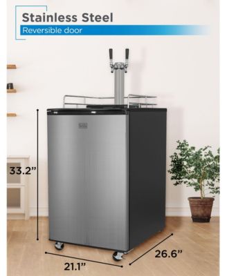 6.1 cu. ft. Dual Tap Kegerator