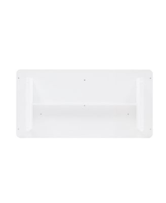 47.2" Wood Ella Modern 2-Full Extension Drawer Coffee Table