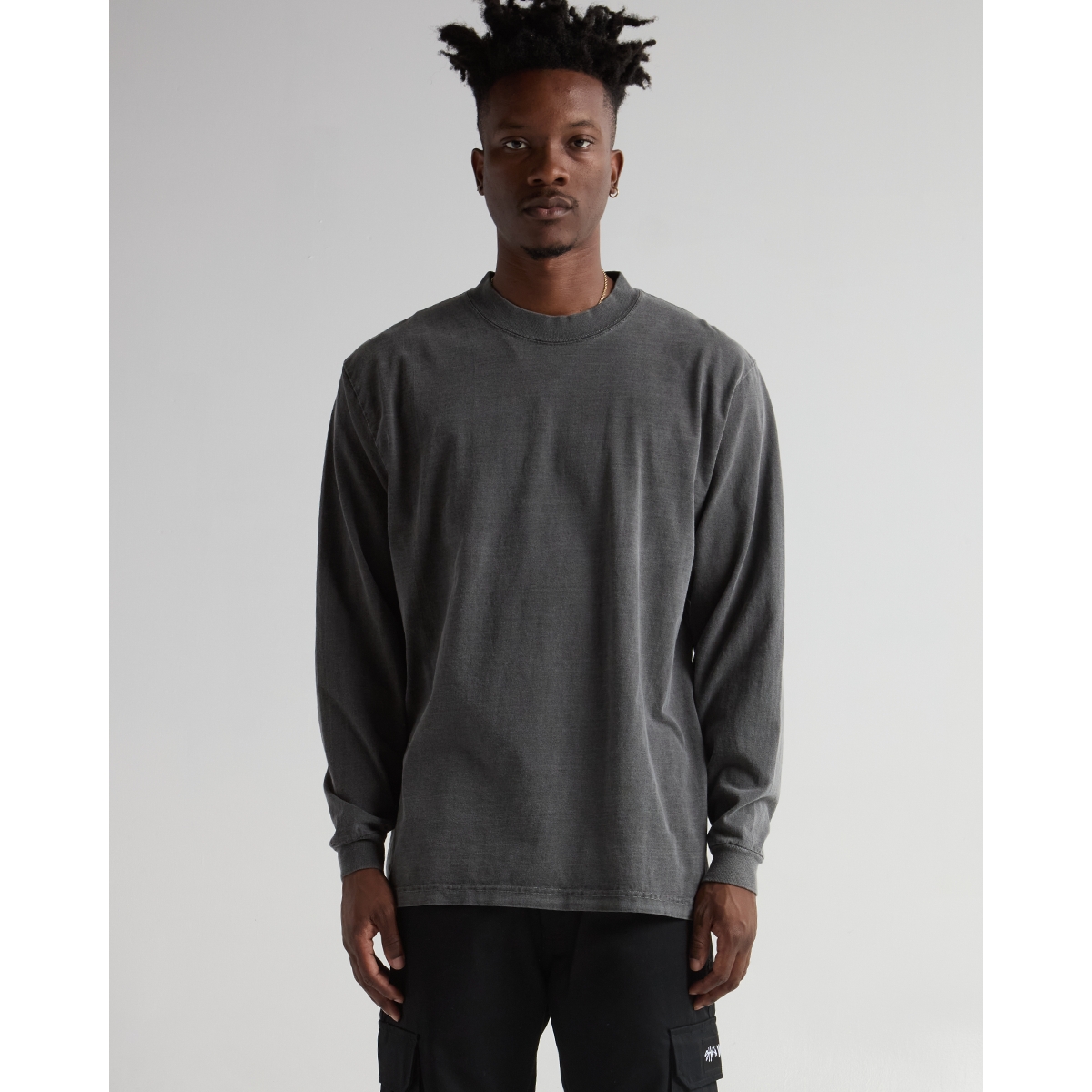 Men's Garment Dye Longsleeve - Cream
