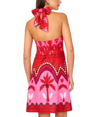 Women's Center-Halter Mini Dress