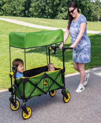 Baby John Deere Pop 'N Ride Stroller Wagon