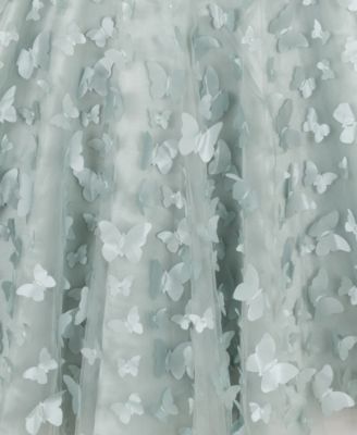 Big Girls 3D Butterfly Party Dress