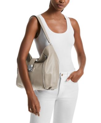 Michael Kors Addie Extra Large Leather Hobo Shoulder Bag