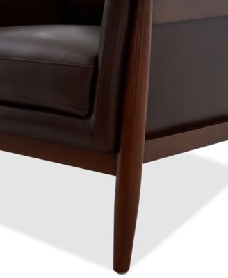 Hazelynn Leather Accent Chair, Exclusively at Macys