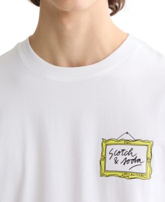 Men's Short Sleeve Screen Print Logo Graphic T-Shirt