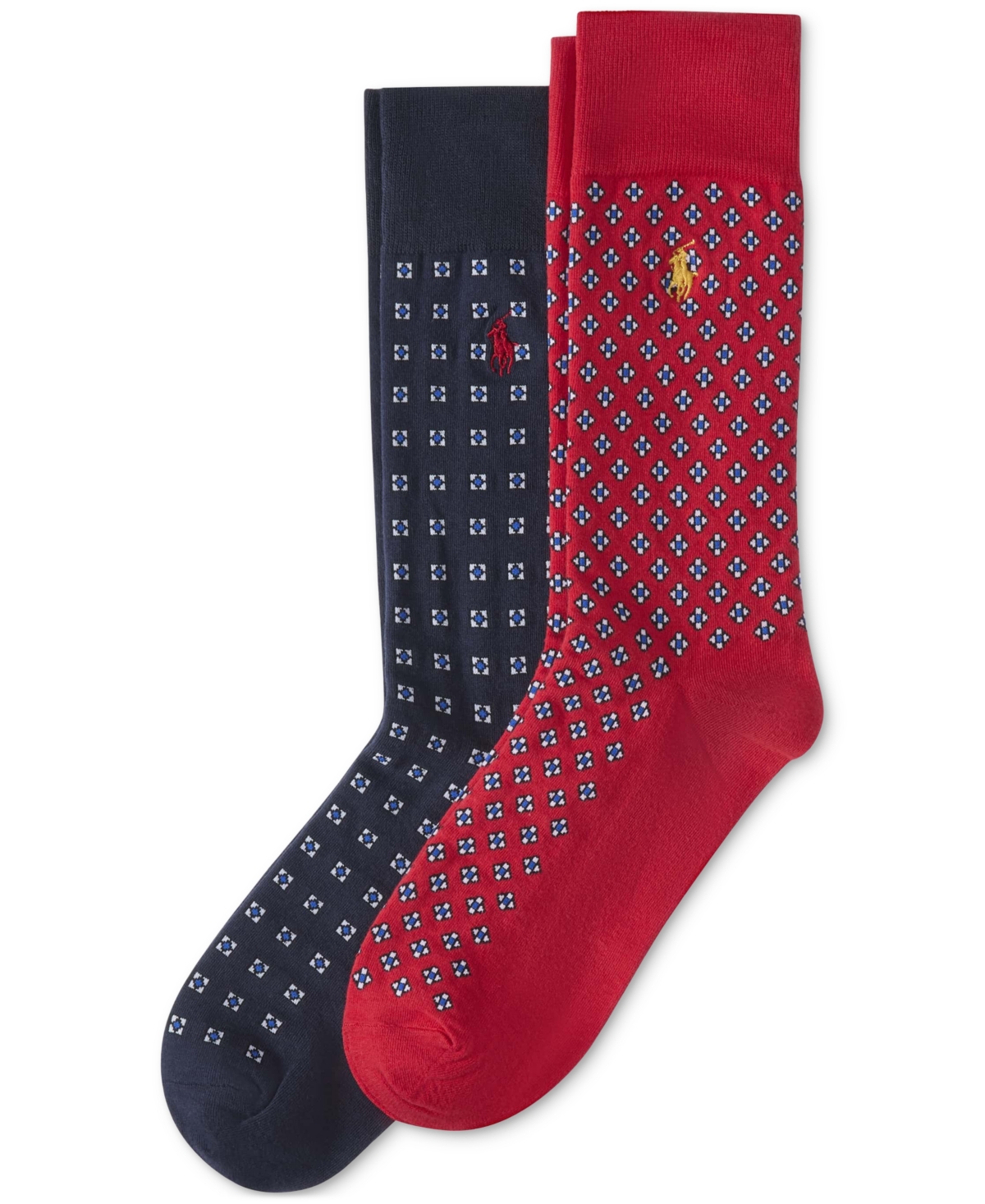 Polo Ralph Lauren Men's 2-pk. Foulard Slack Socks