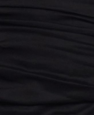 Juniors' Strapless Tiered-Hem Mini Dress