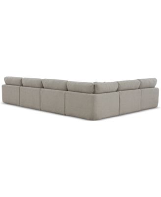 Daryll 6-Pc. Fabric L Sectional