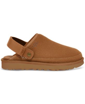 Men's Goldencoast II Suede Clogs with Removable Heel Strap