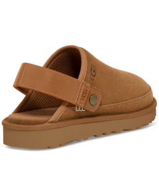Men's Goldencoast II Suede Clogs with Removable Heel Strap