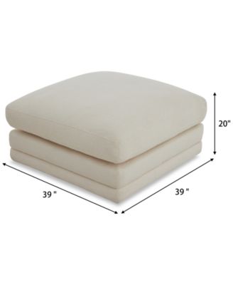 Daryll Fabric Ottoman, Exclusively at Macy's
