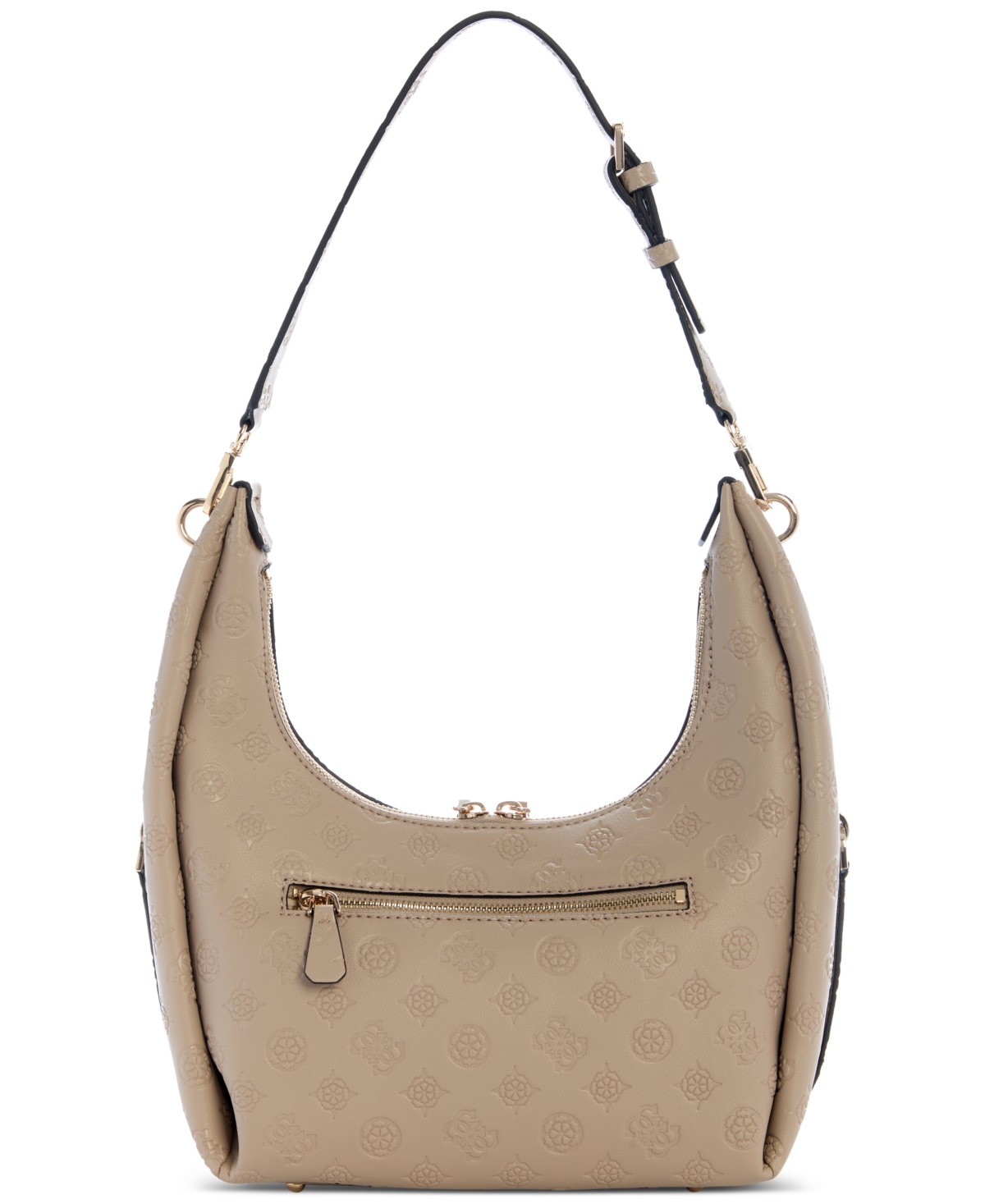 GUESS PHOEBE LOGO HOBO SHOULDER BAG 