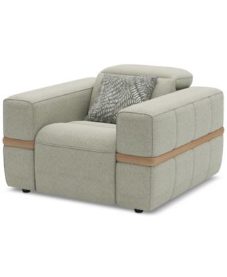 Nierling Fabric Power Motion Recliner with Power Headrest, Exclusively at Macy's