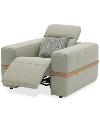 Nierling Fabric Power Motion Recliner with Power Headrest, Exclusively at Macy's