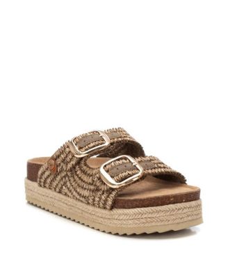 Women's Jute Wrapped Platform Cork Footbed Sandals Refresh Collection