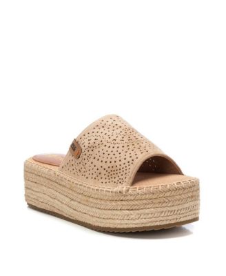 Women's Jute Wrapped Platform Sandals Refresh By Xti
