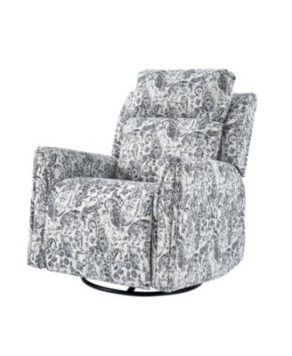 Alfons Swivel And Rocker Power Recliner With Headrest