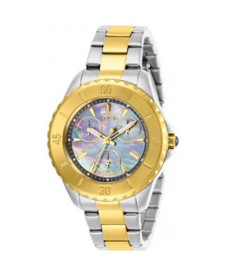 Women's 29112 Angel Quartz 3 Hand Gunmetal Dial Watch