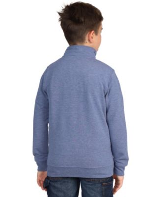 Boys Sueded Fleece Quarter-Zip