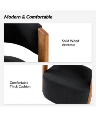 Single piece Fabric Rainer Armchair