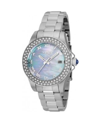 Women's 36071 Angel Quartz 3 Hand Light Blue Dial Watch