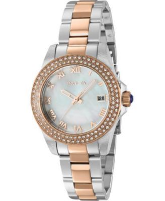 Women's 36076 Angel Quartz 3 Hand White Dial Watch