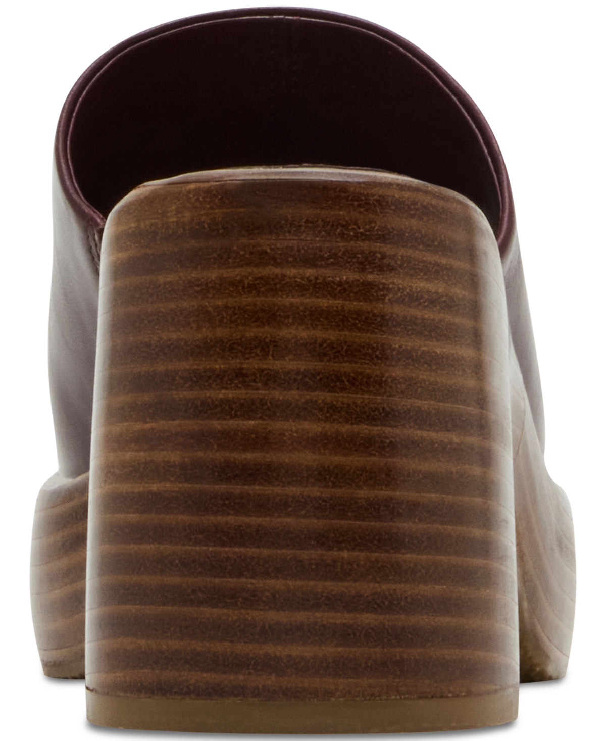 Steve Madden Shanton Platform Slide Sandal In Burgundy
