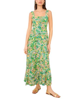 Vince Camuto - Women's Sleeveless Paisley Maxi Dress