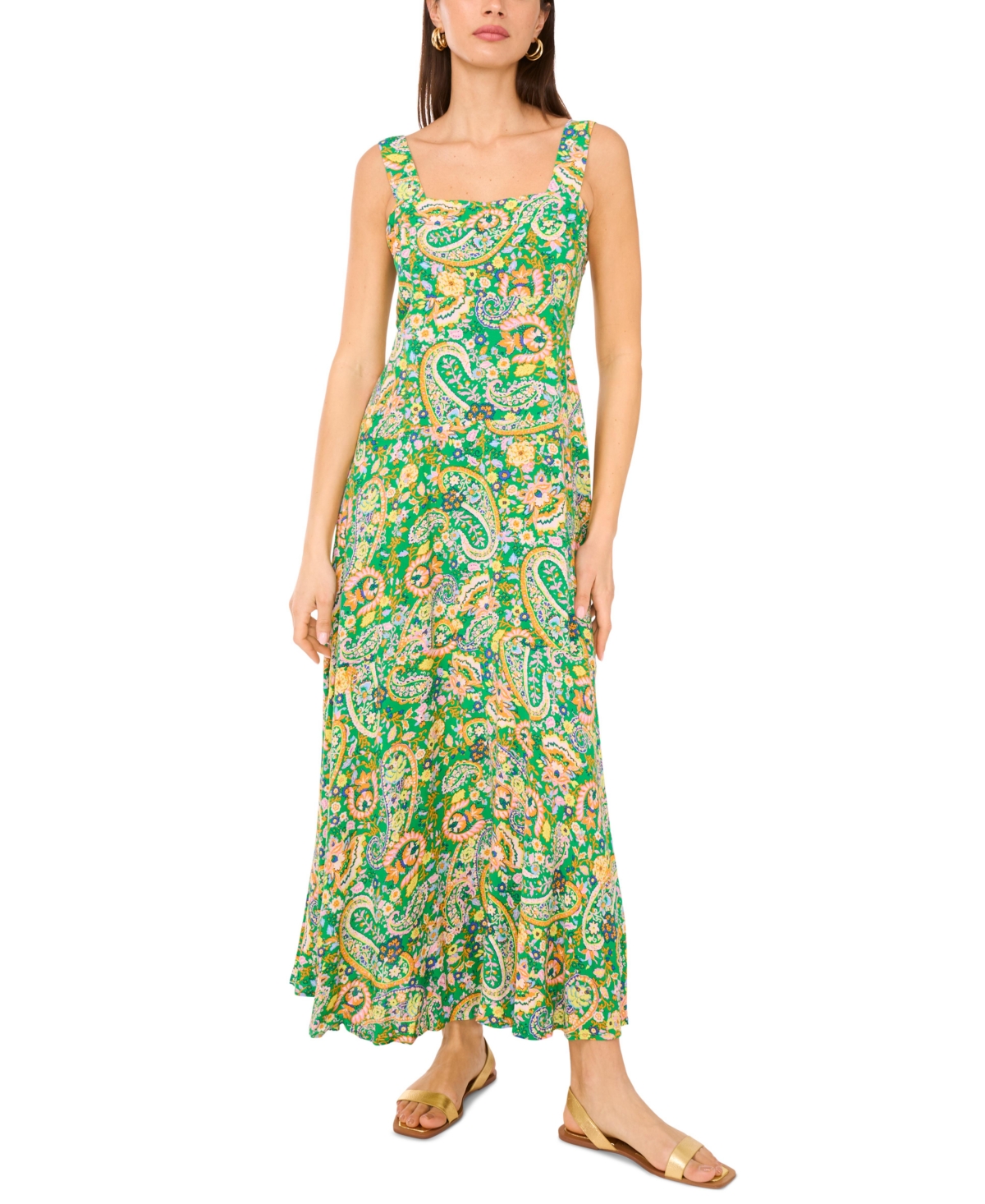 Vince Camuto Paisley Floral Maxi Sundress