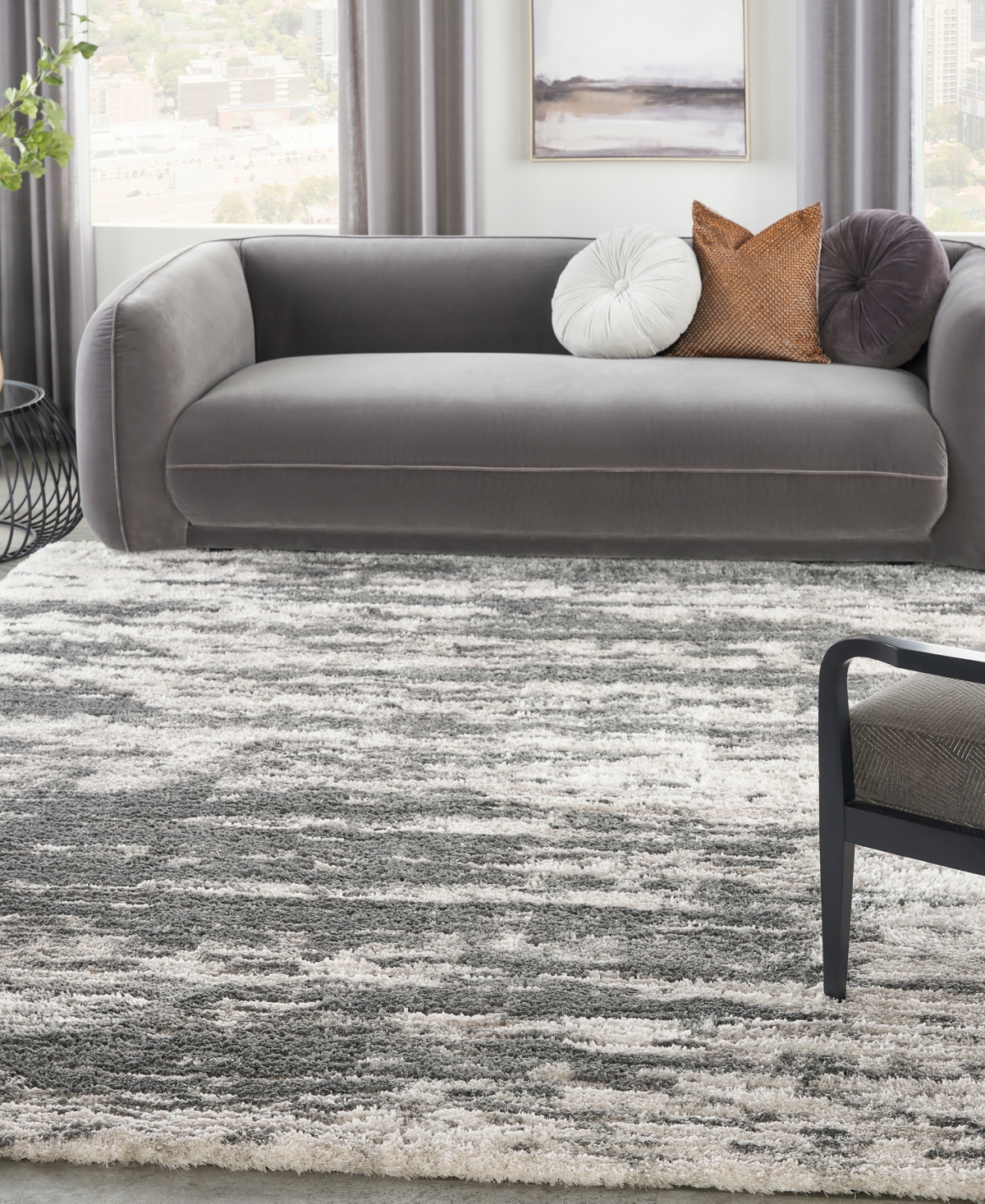 Nourison Home Dreamy Shag DRS02 9'x12' Area Rug